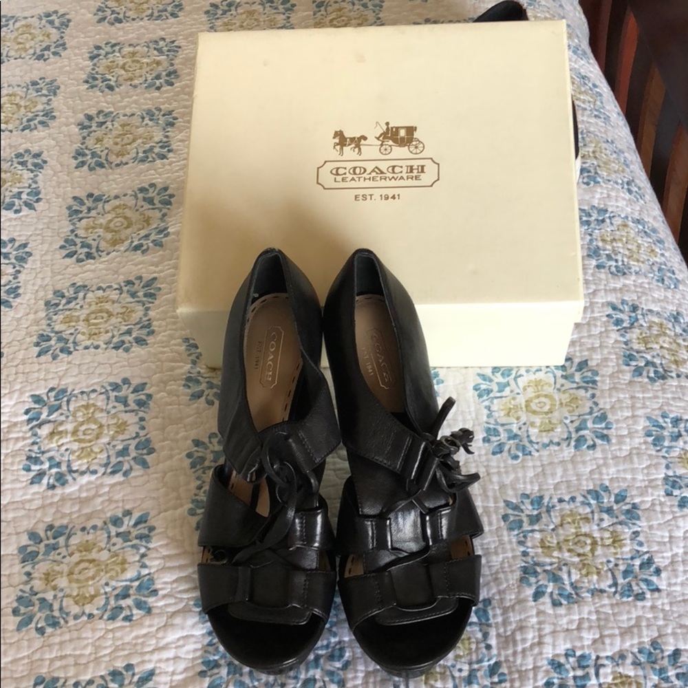 Coach platform shoes